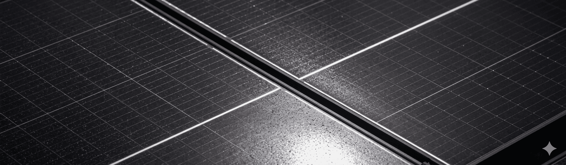 Detail fotovoltaického panelu